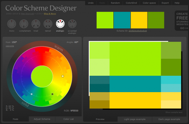 Color Scheme Designer - http://colorschemedesigner.com/